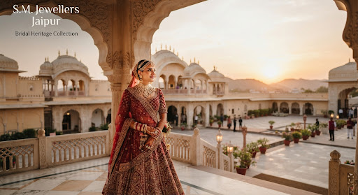 Manish Jewellers traditional bride style
