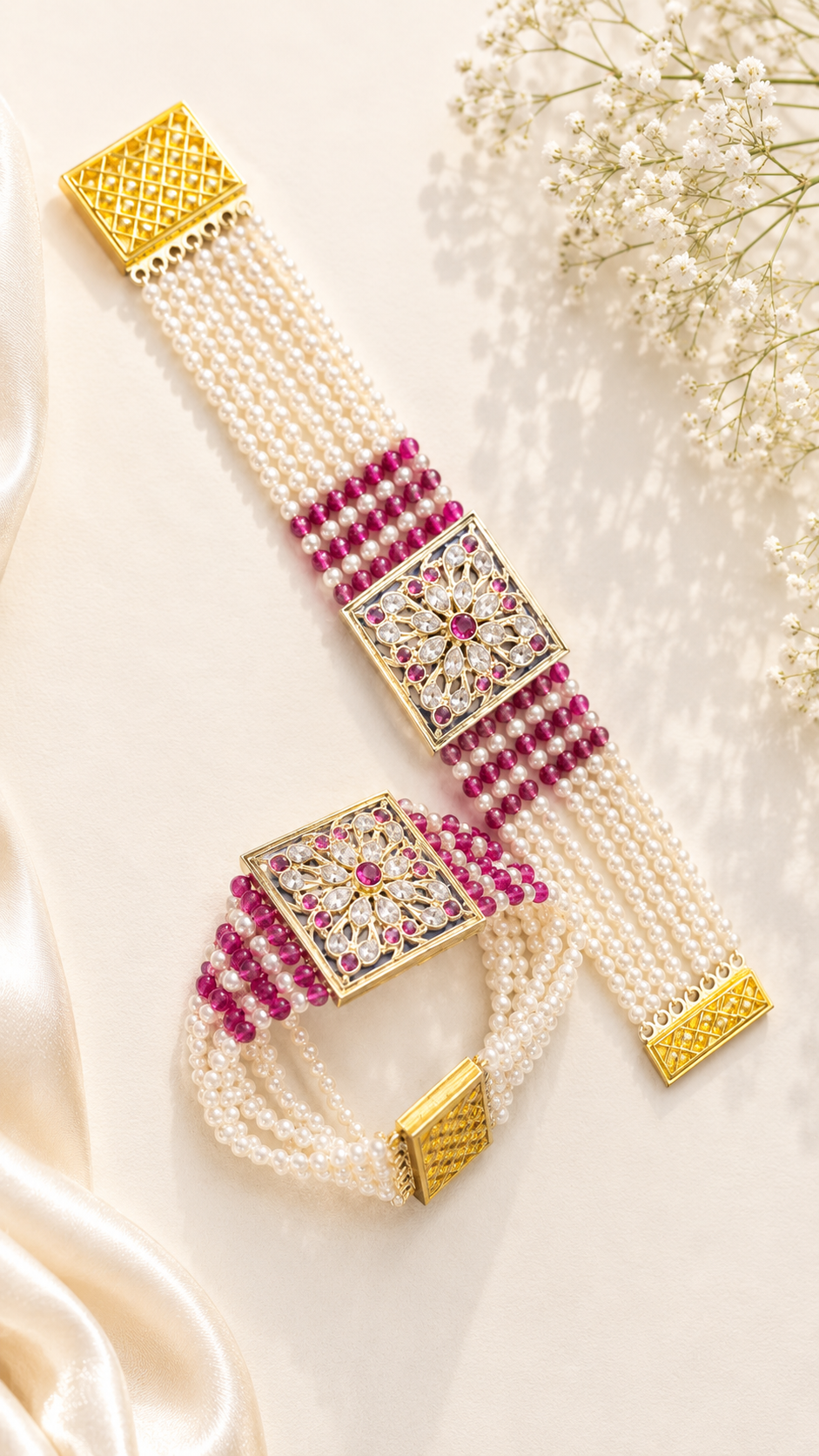 Multi-Strand Pearl Bracelet