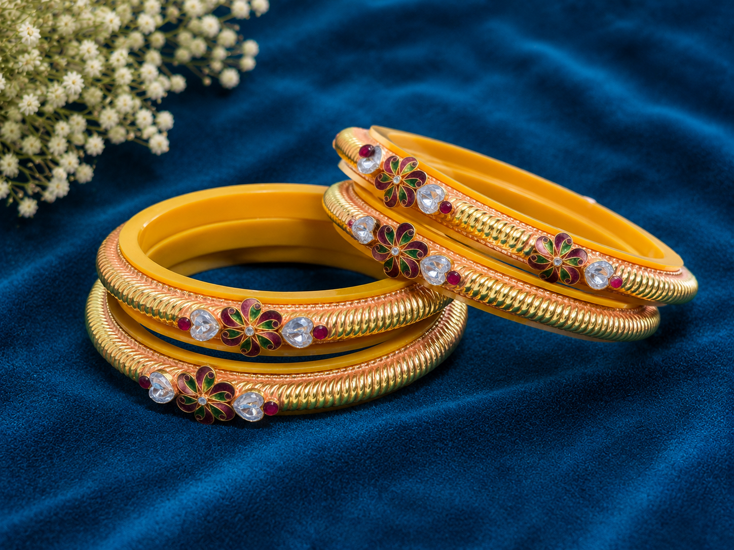 Pair of Yellow Gold Bangles