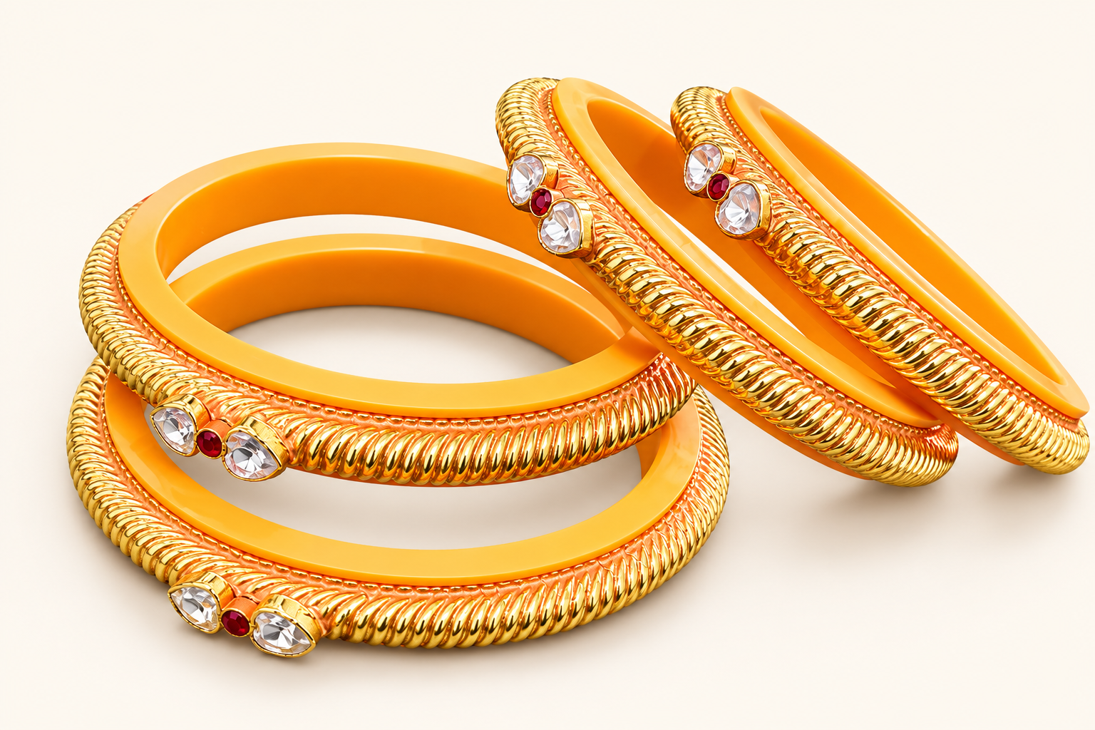Traditional Rajasthani Gold Kadas