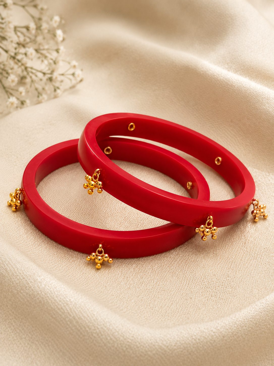 Traditional Red Chooda Bangles