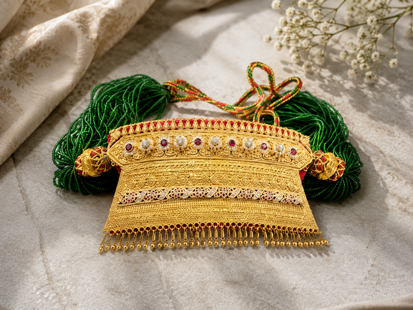 Kundan Bajuband Armlet