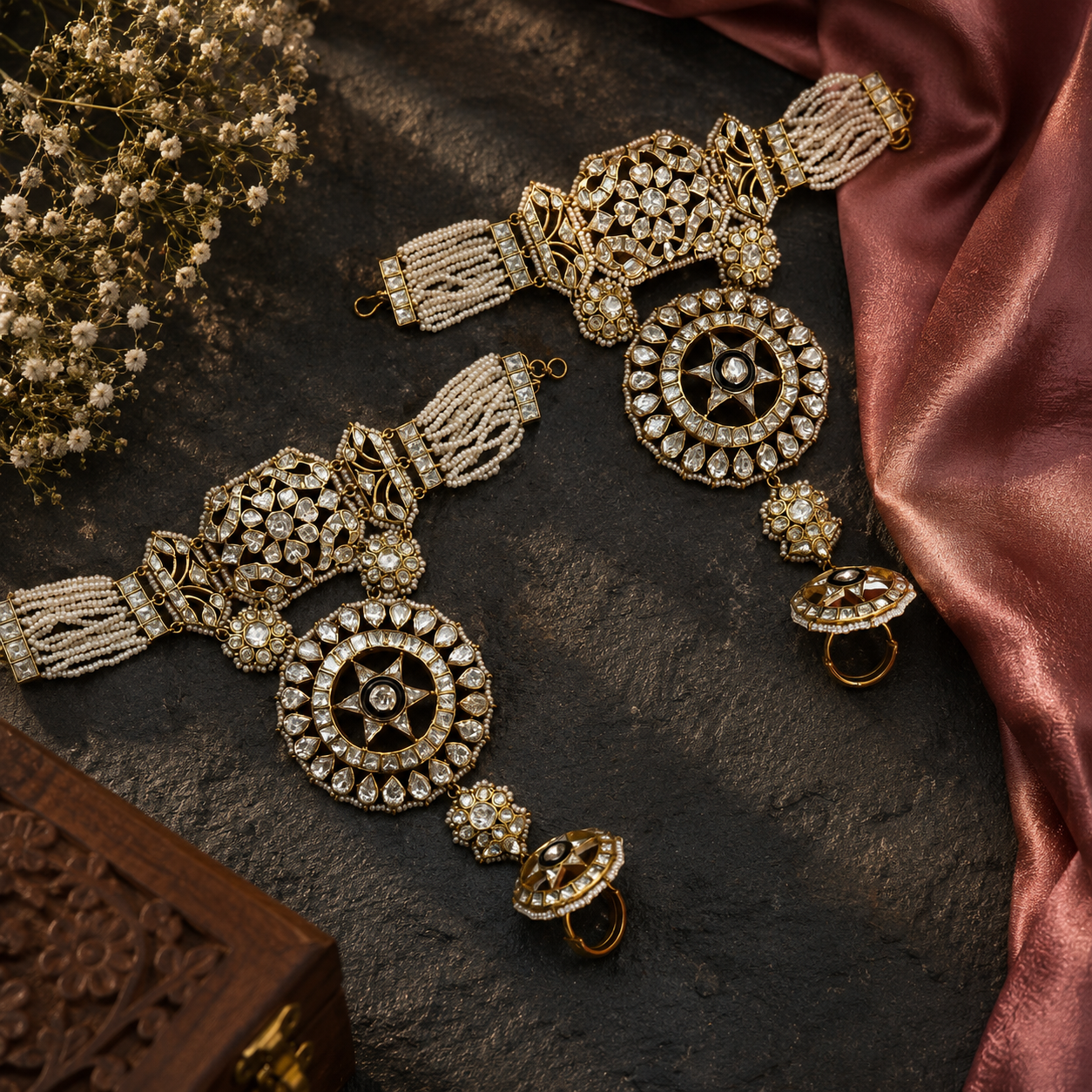 Traditional Gold Hair Pins