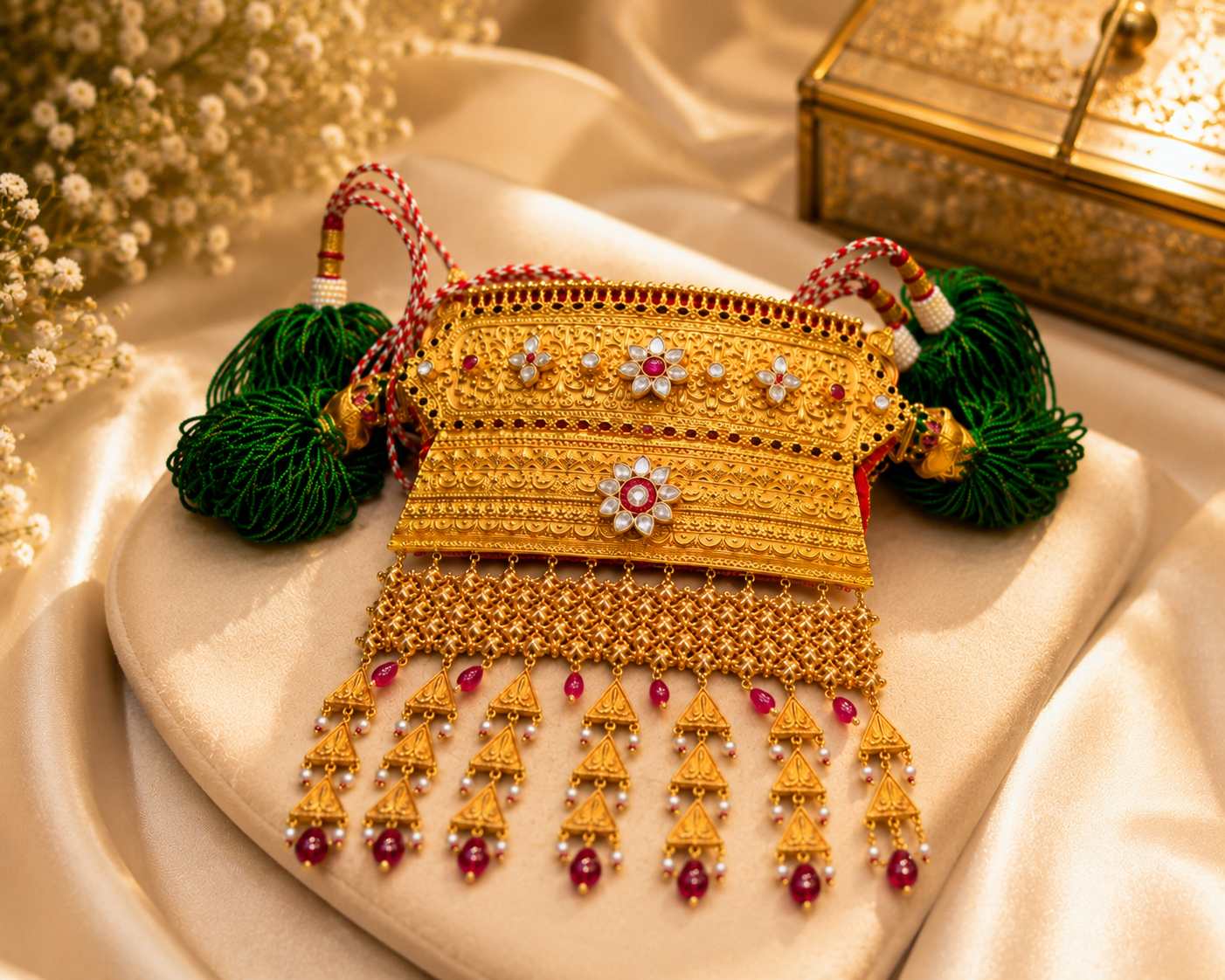 Traditional Gold Rajasthani Bajuband