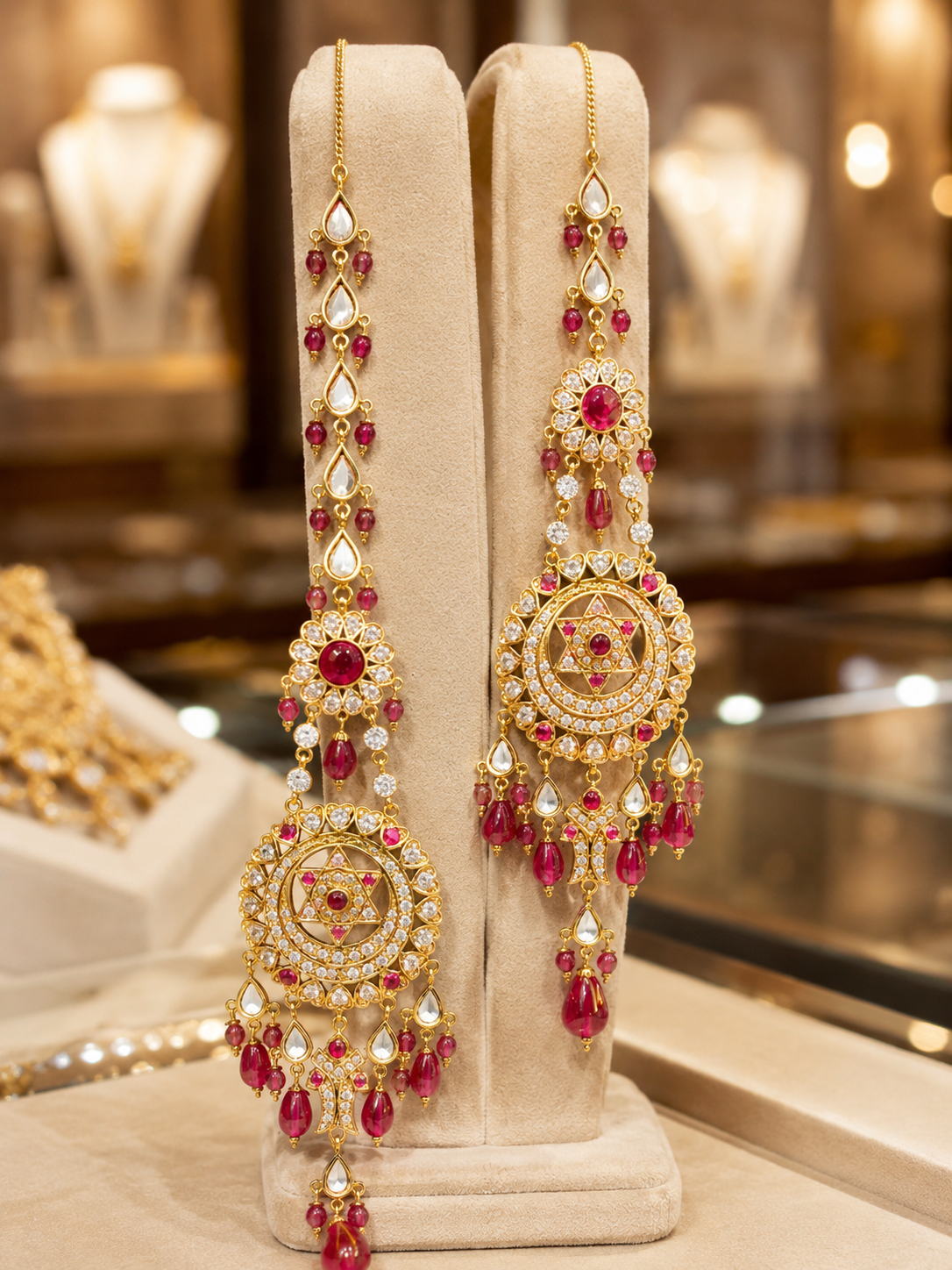 Exquisite Long Pearl Jhumkas