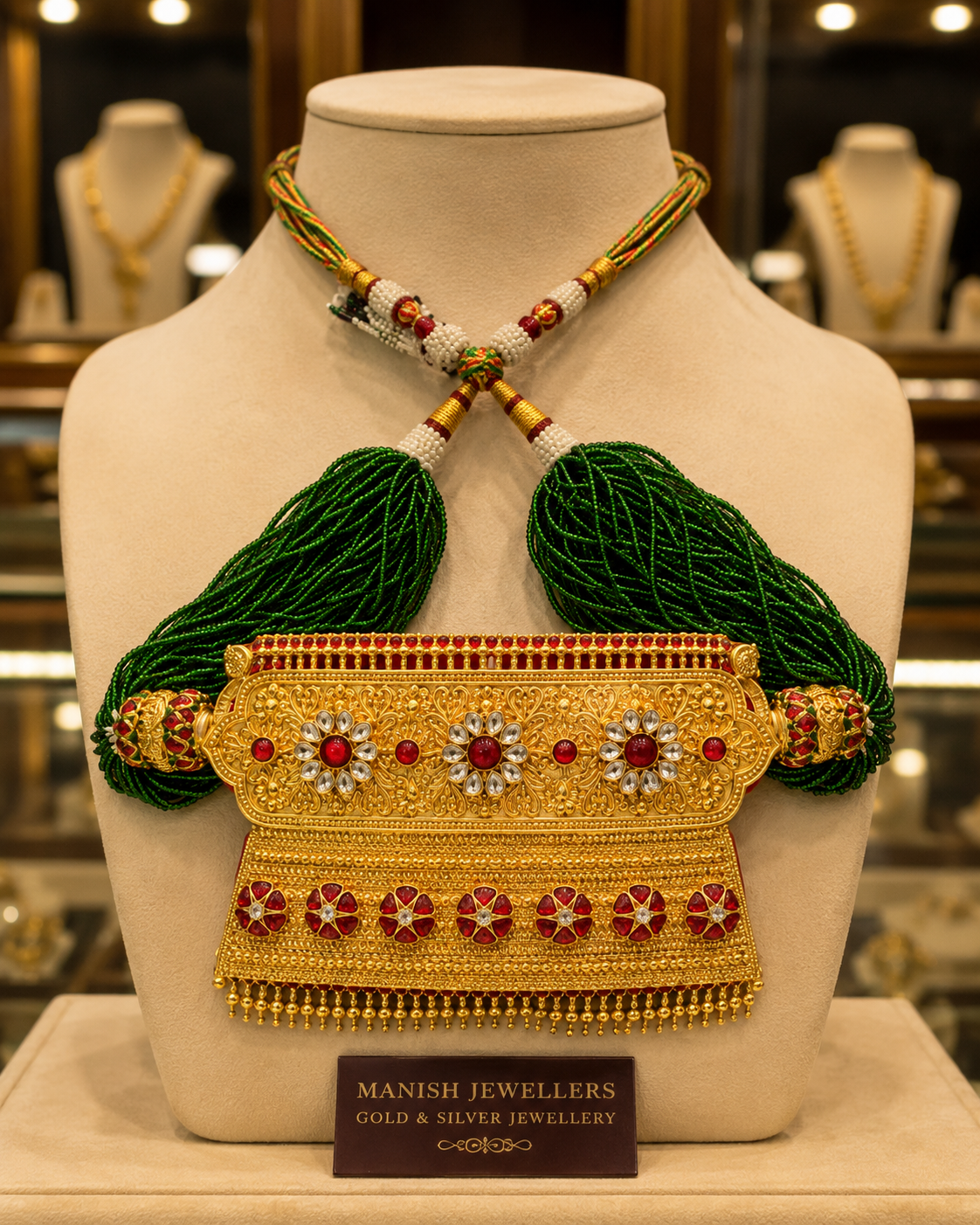 Broad Temple Gold Choker