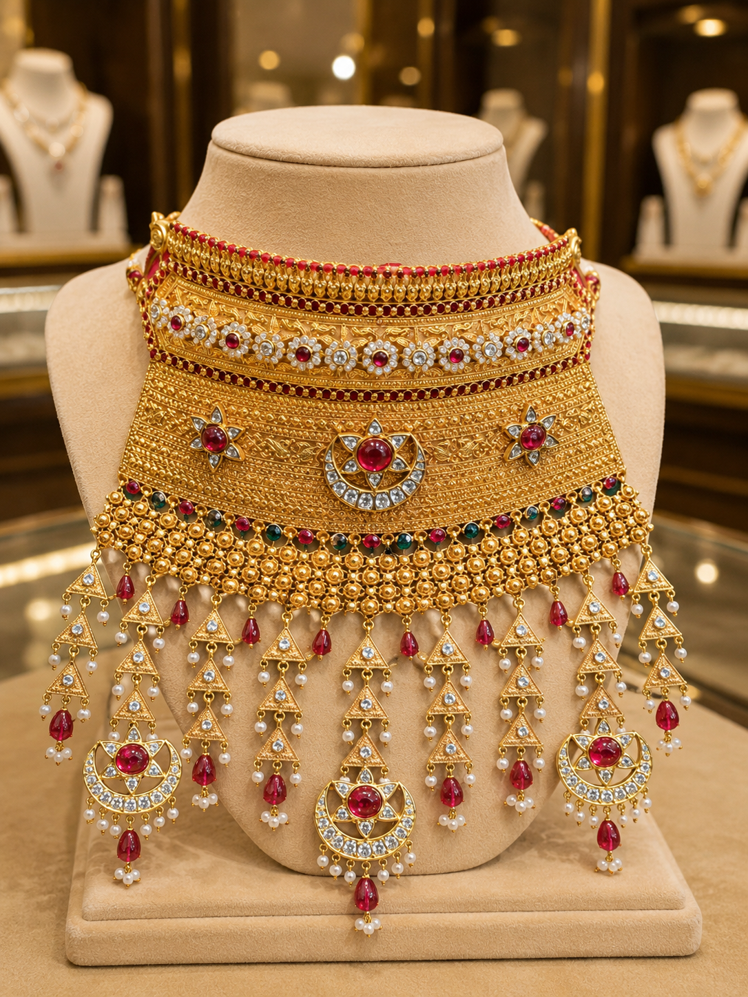 Heavy Royal Gold Choker