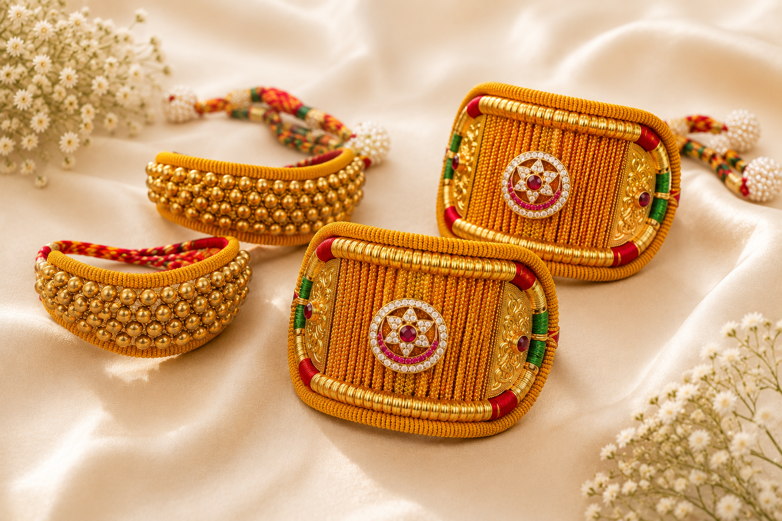 Meenakari Gold Bangles